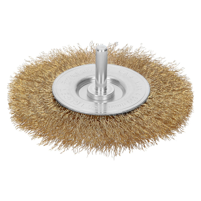 Carda-circular-4"-alambre-grueso-para-taladro,-Truper
