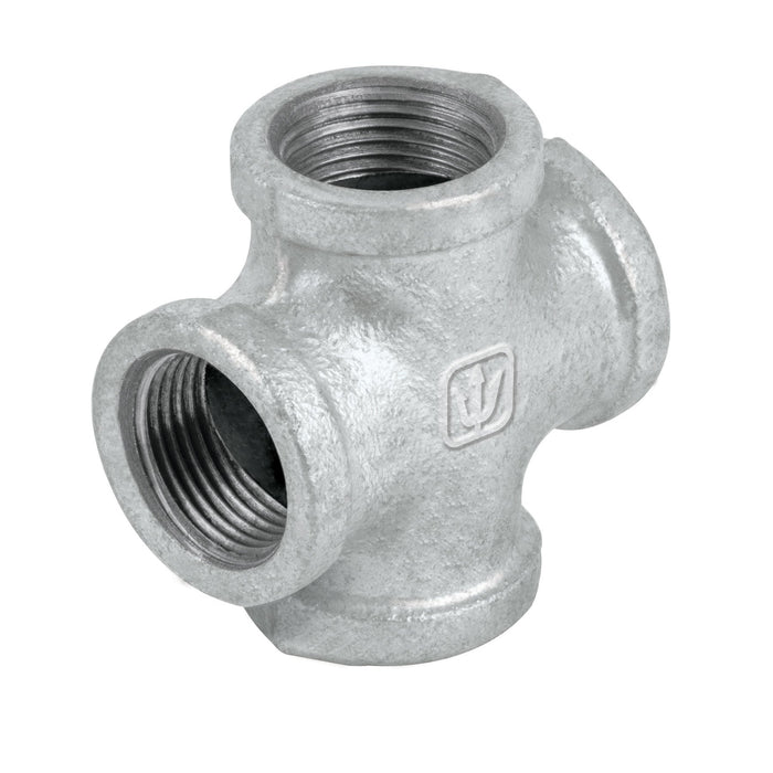 Bolsa con 5 Cruz de acero galvanizado 3/4"