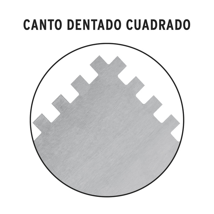 Llana-11"-dentado-cuadrado-1/4"-,-6-remaches,-mango-plástico