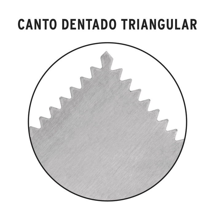 Llana-dentado-triangular-11",-6-remaches,-mango-plástico