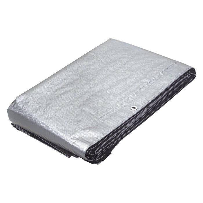 Lona gris reforzada 15 x 20 ft