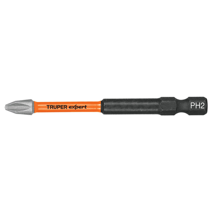 Estuche con 5 puntas de cruz PH2 de impacto largo 3"