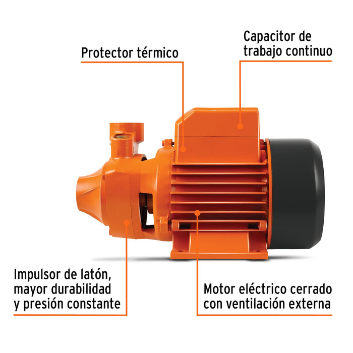 Bomba-periférica-1/2-HP,-Truper-Expert