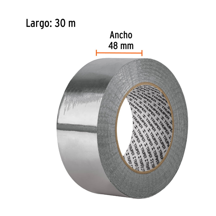 Bolsa con 6 Cinta de aluminio de 2" x 100 ft