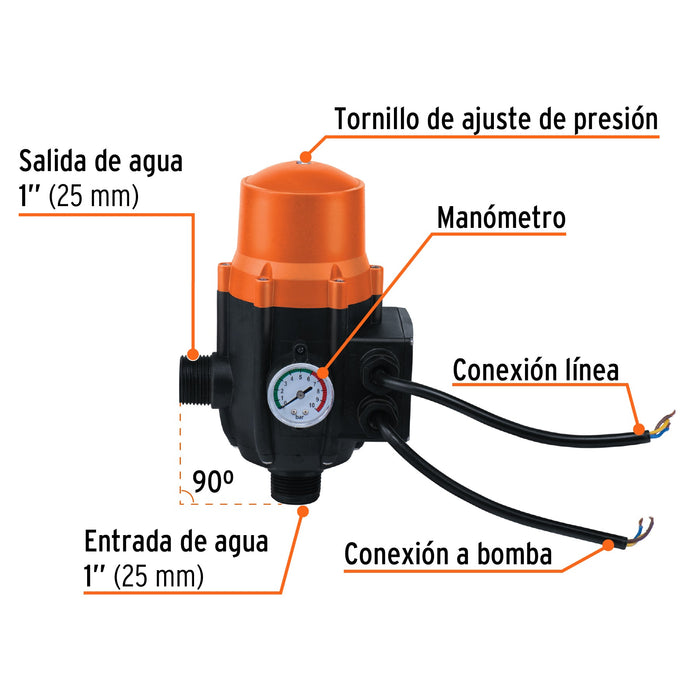 Pressure Switch  entrada y salida 90Â°