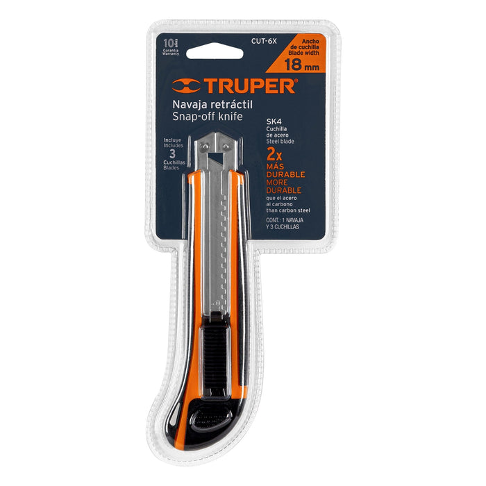 Cutter 3/4" profesional con alma metálica y grip