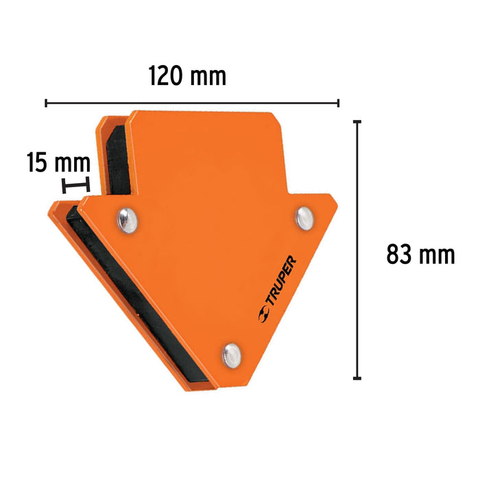 Escuadra-magnética-3"-para-soldar,-capacidad-11-kg,-Truper