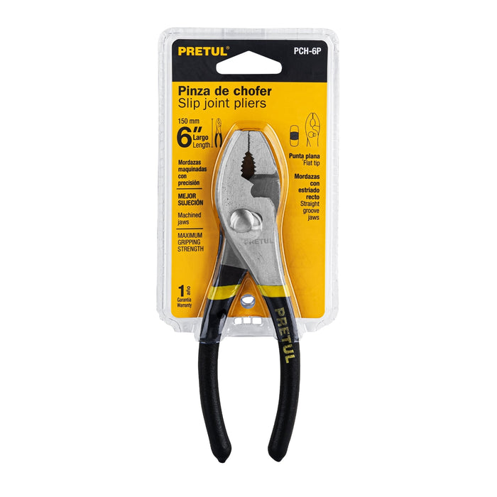 Pinza-de-chofer-6"-mango-de-vinil
