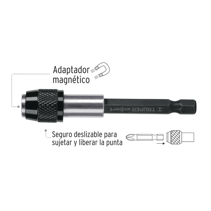 Adaptador de 5" magnético para puntas