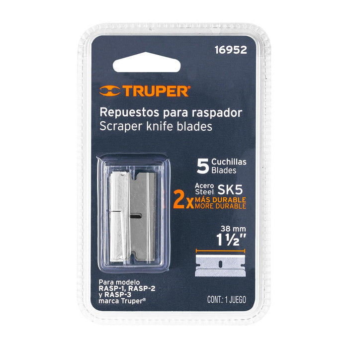 Dispensador con 5 navajas de repuesto para RASP3,2 y 1