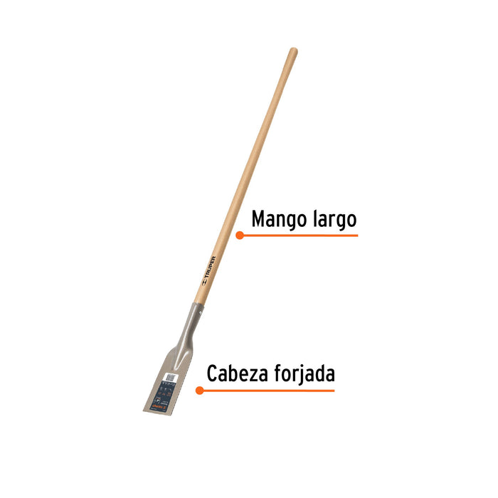 Raspador 4" con mango largo de 54"