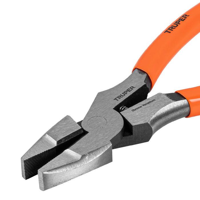 Pinza-para-electricista-9"-alta-palanca-mango-PVC